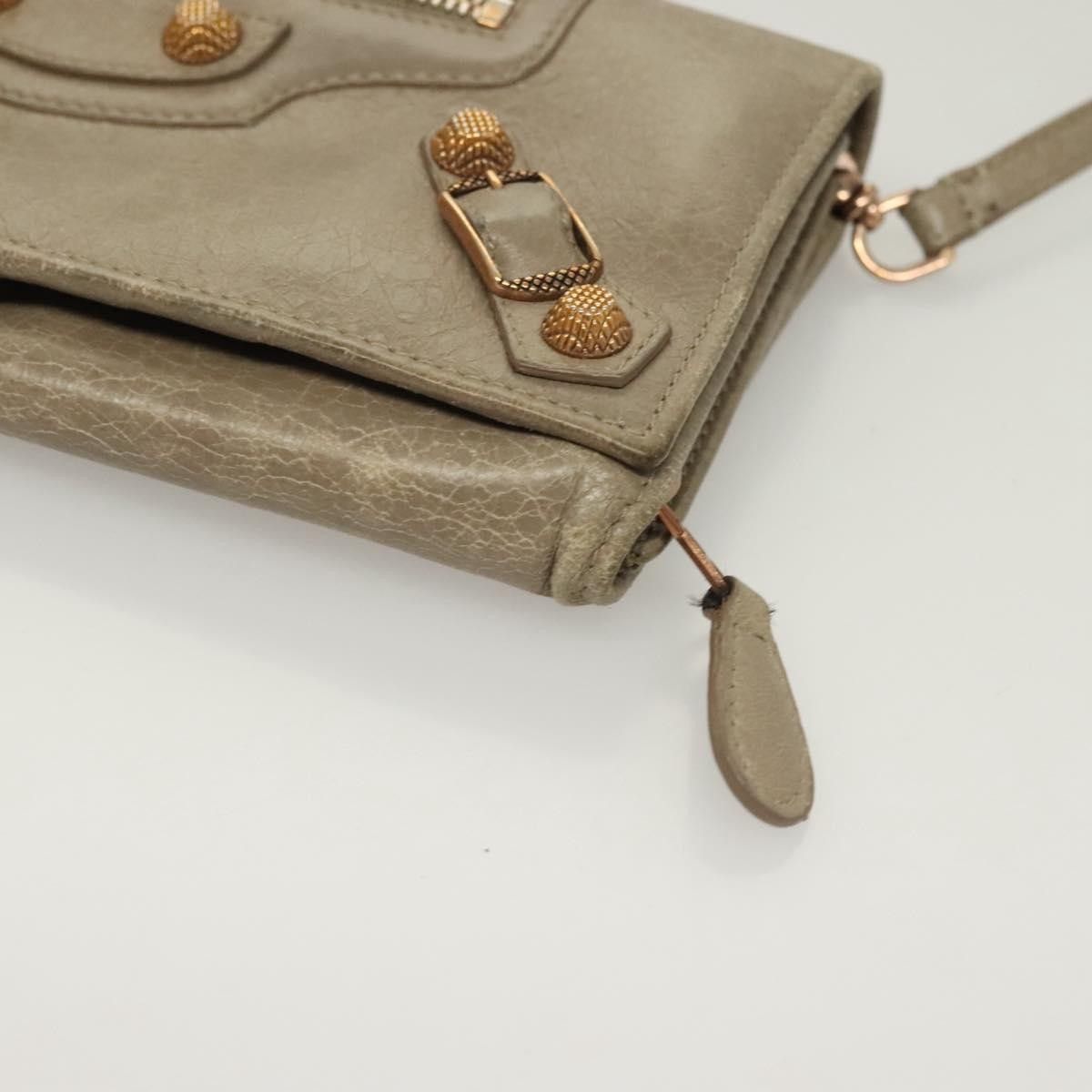 Balenciaga Balenciaga Giant Money Flap Wallet Leather Size ONE SIZE - 9 Thumbnail