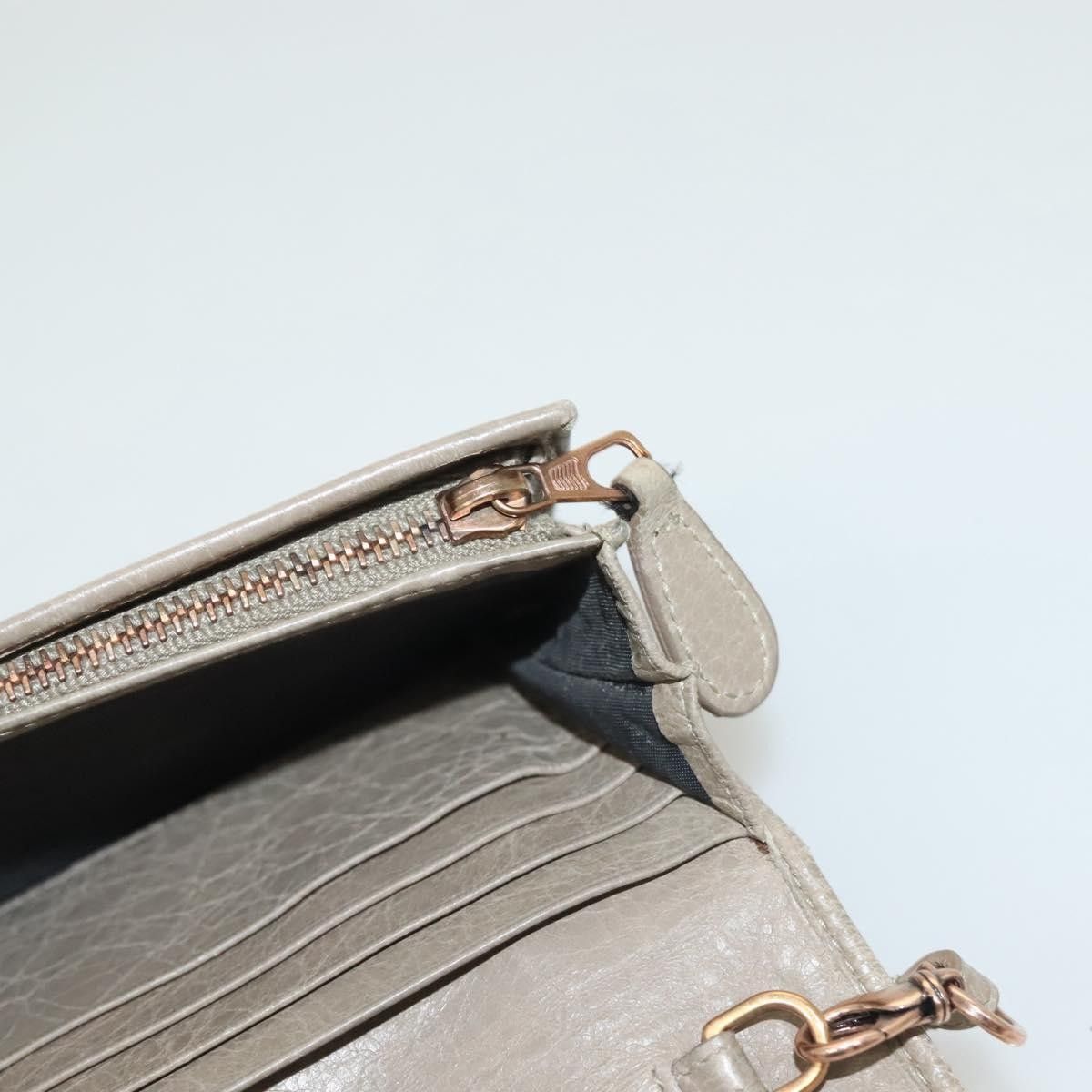 Balenciaga Balenciaga Giant Money Flap Wallet Leather Size ONE SIZE - 16 Thumbnail