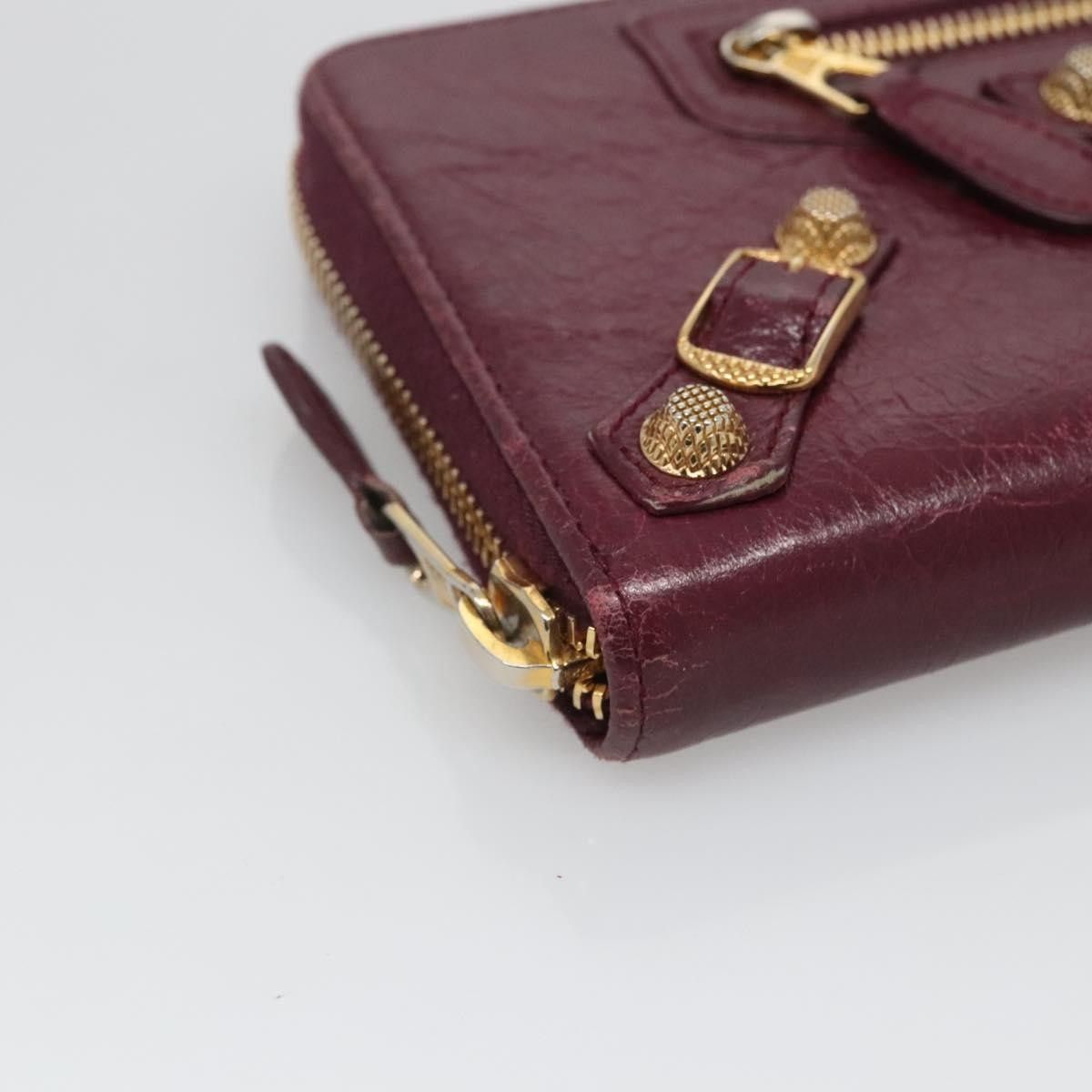 Balenciaga Balenciaga Classic Continental Zip Around Wallet Leather Size ONE SIZE - 8 Thumbnail