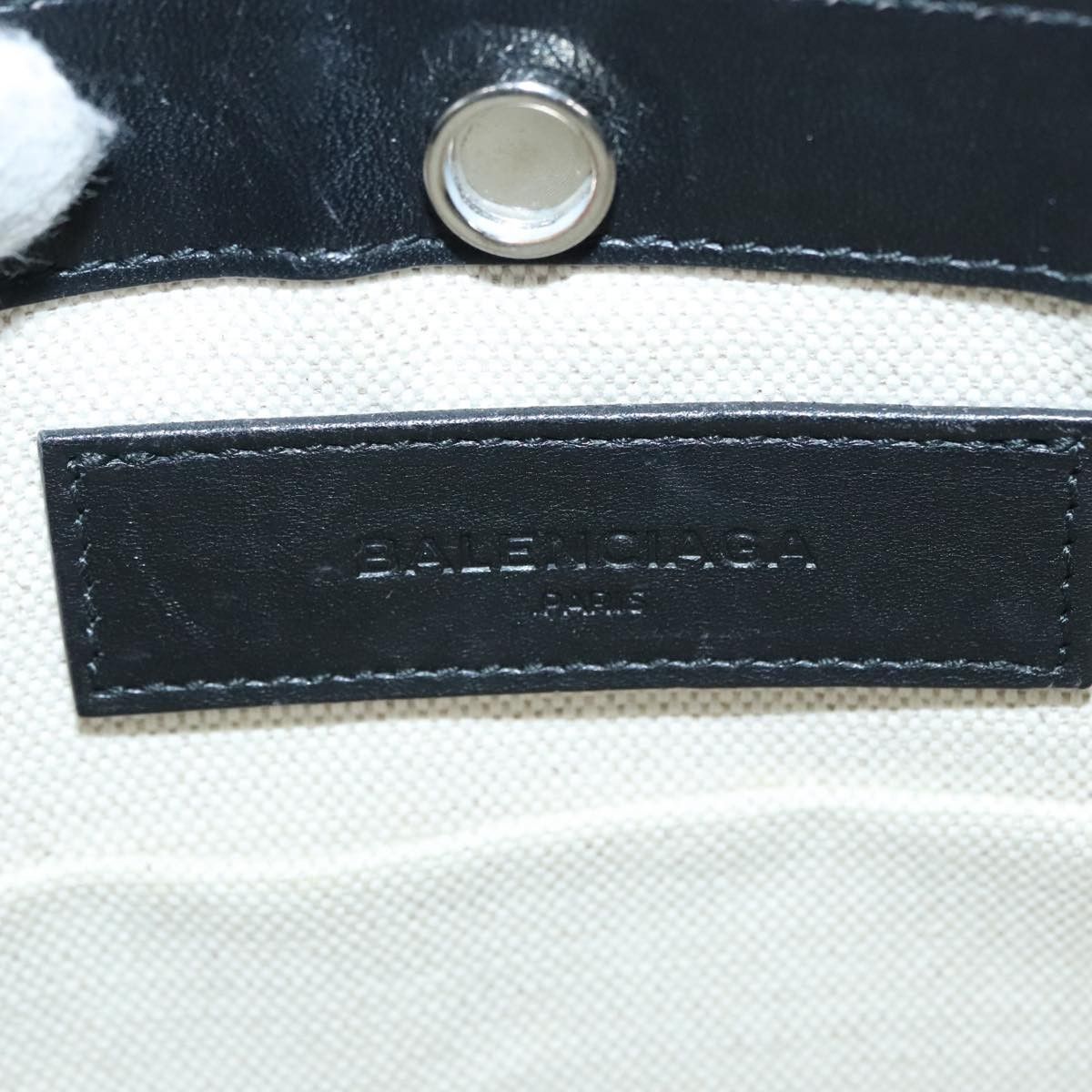 Balenciaga Balenciaga Navy Pochette Canvas and Leather Size ONE SIZE - 6 Thumbnail