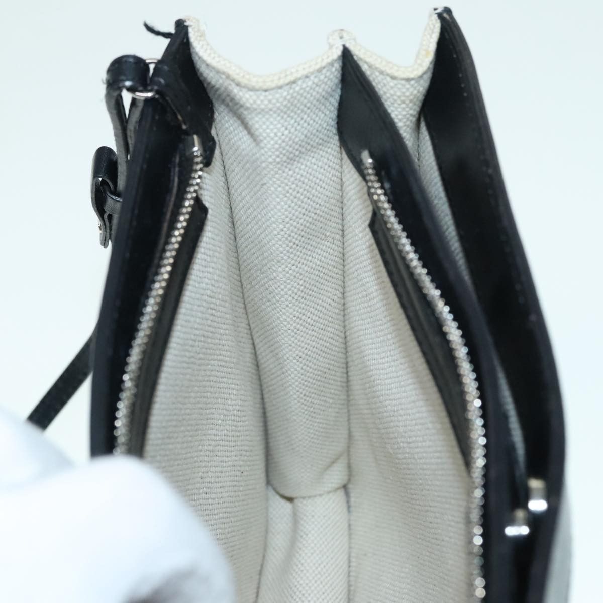 Balenciaga Balenciaga Navy Pochette Canvas and Leather Size ONE SIZE - 23 Thumbnail
