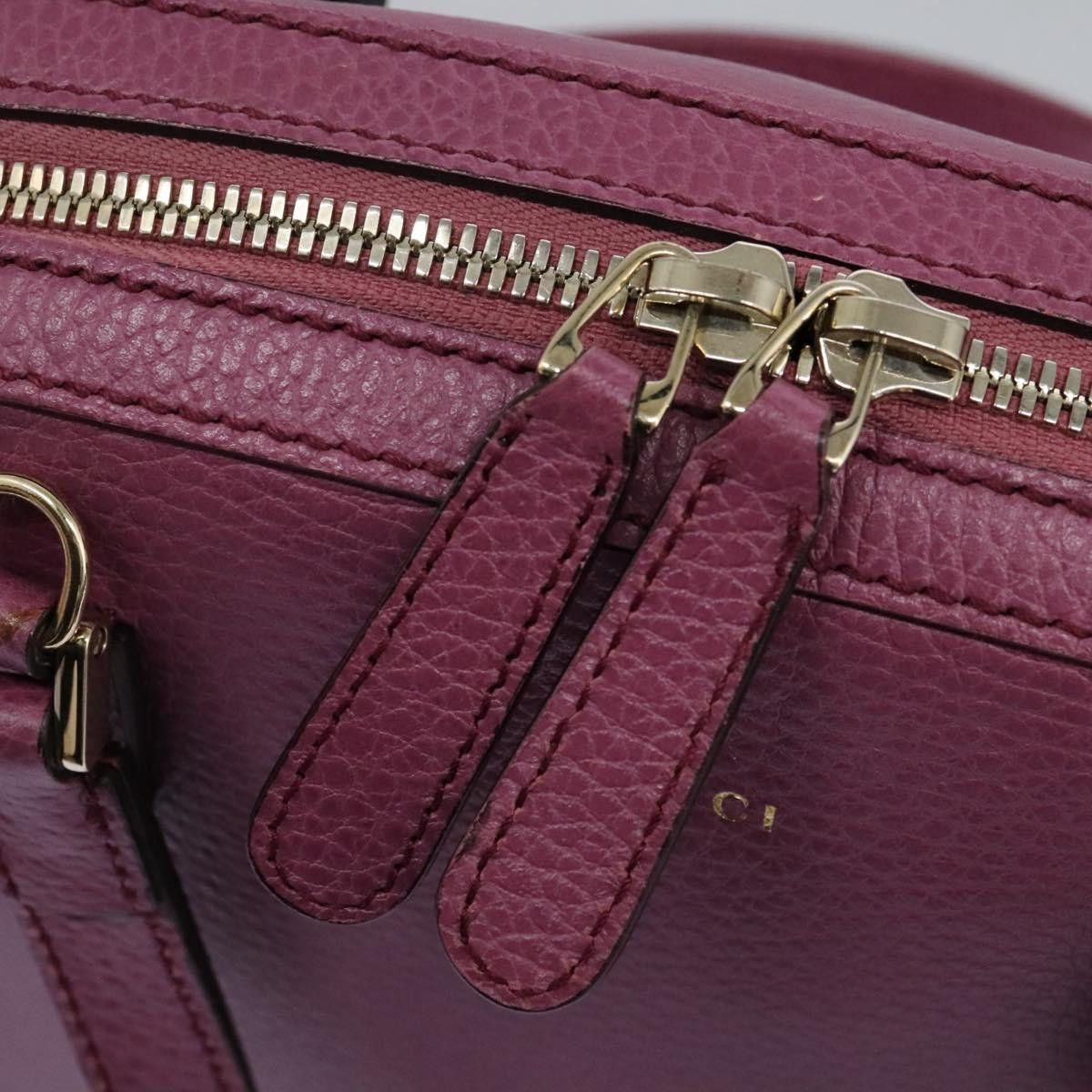 Gucci Gucci Lady Dollar Dome Satchel Leather Size ONE SIZE - 13 Thumbnail