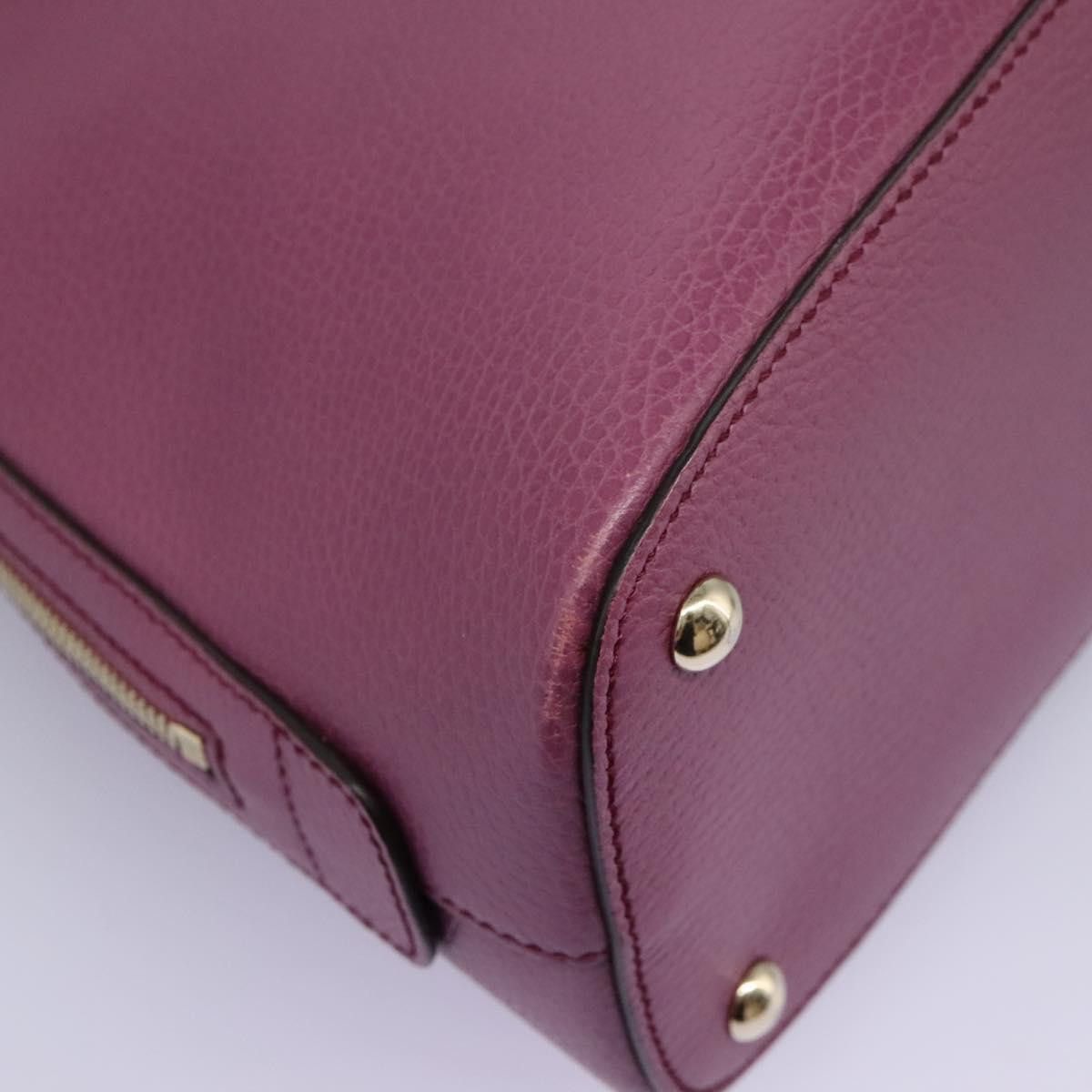 Gucci Gucci Lady Dollar Dome Satchel Leather Size ONE SIZE - 9 Thumbnail