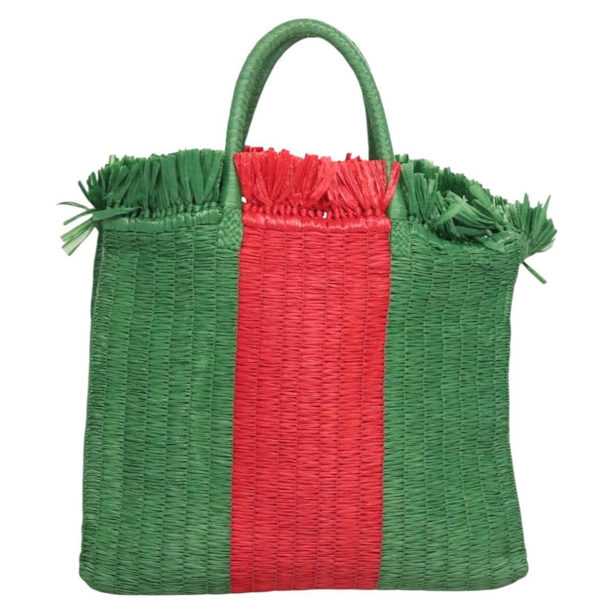 Gucci Gucci Cestino Tote Woven Raffia Size ONE SIZE - 2 Thumbnail