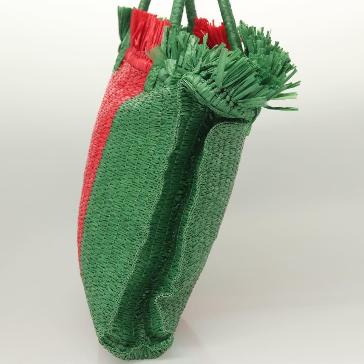 Gucci Gucci Cestino Tote Woven Raffia Size ONE SIZE - 4 Thumbnail