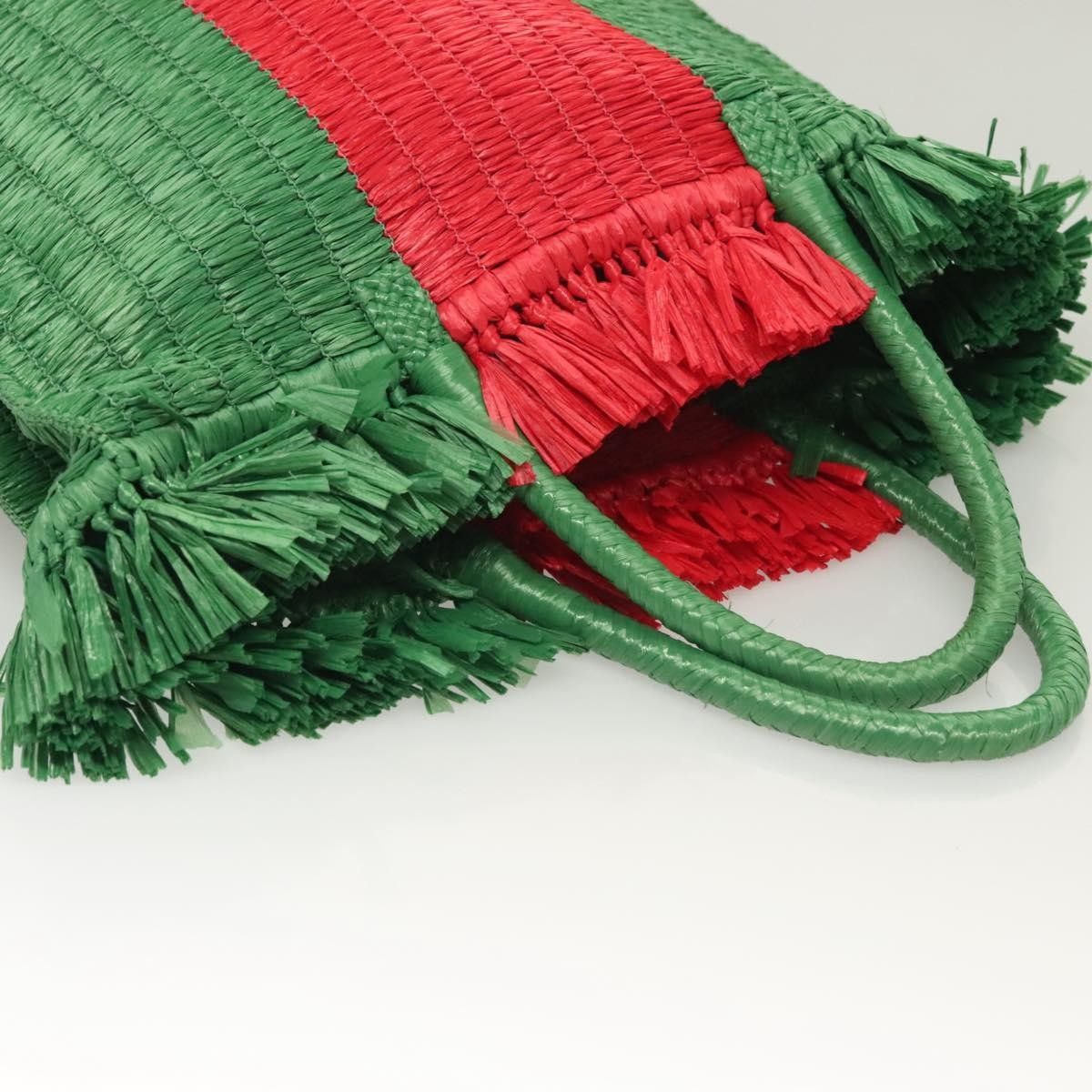 Gucci Gucci Cestino Tote Woven Raffia Size ONE SIZE - 15 Thumbnail