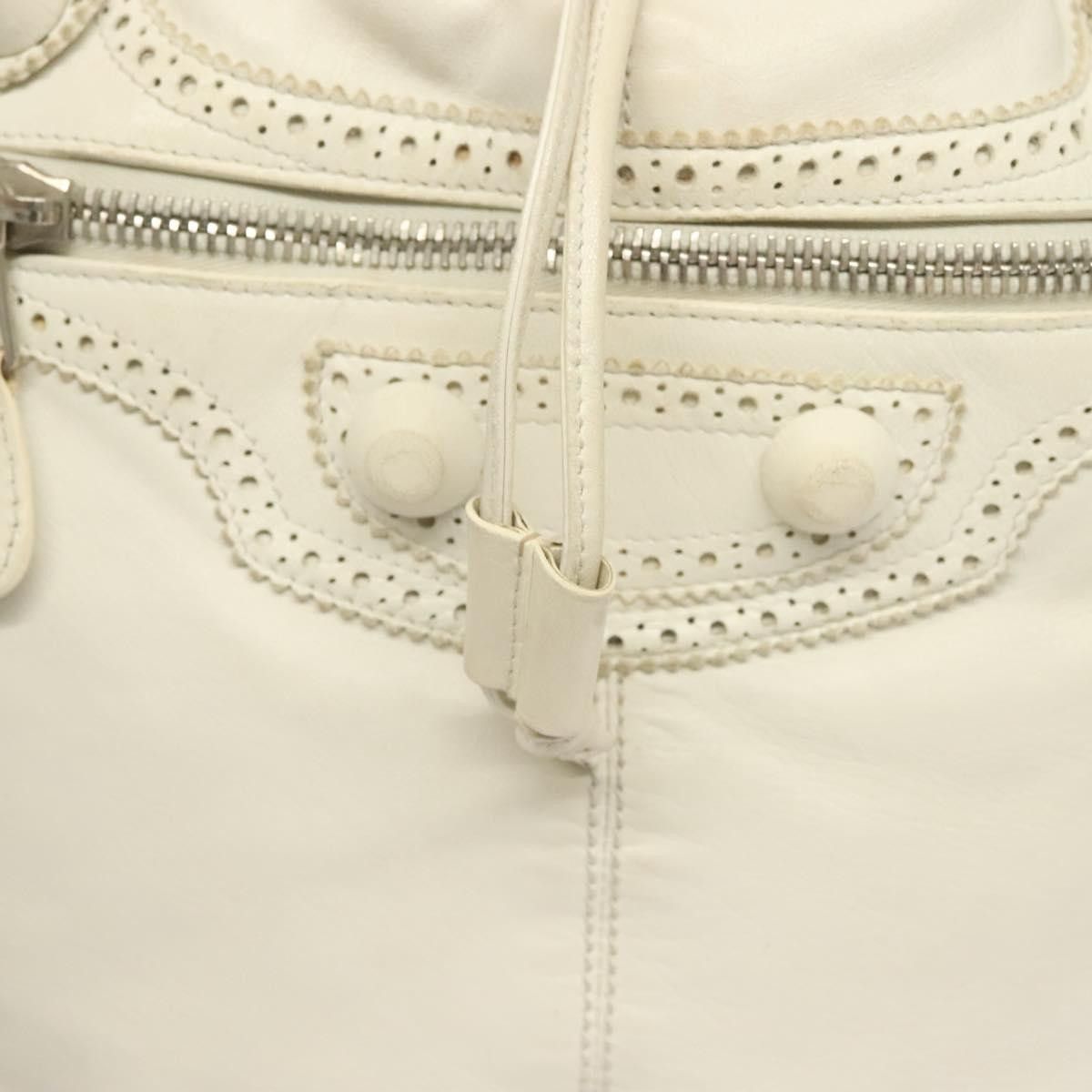 Balenciaga Balenciaga Pom Pon Giant Studs Bag Leather Size ONE SIZE - 17 Thumbnail
