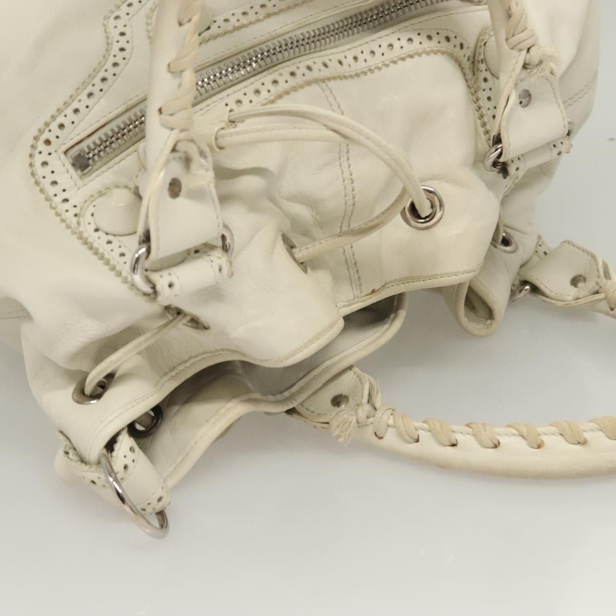 Balenciaga Balenciaga Pom Pon Giant Studs Bag Leather Size ONE SIZE - 15 Thumbnail