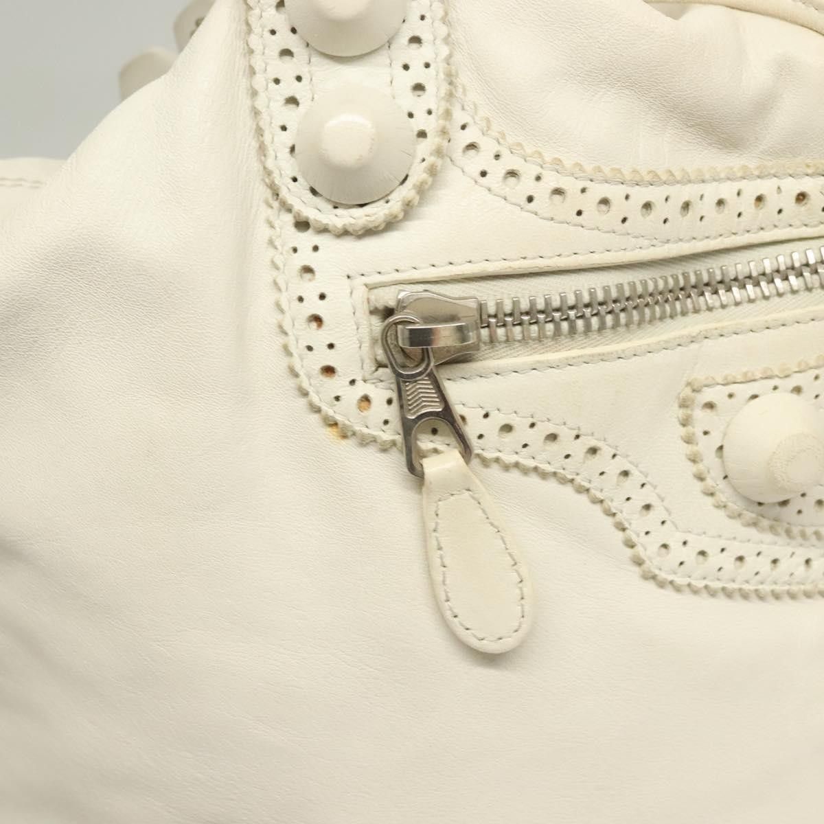 Balenciaga Balenciaga Pom Pon Giant Studs Bag Leather Size ONE SIZE - 19 Thumbnail