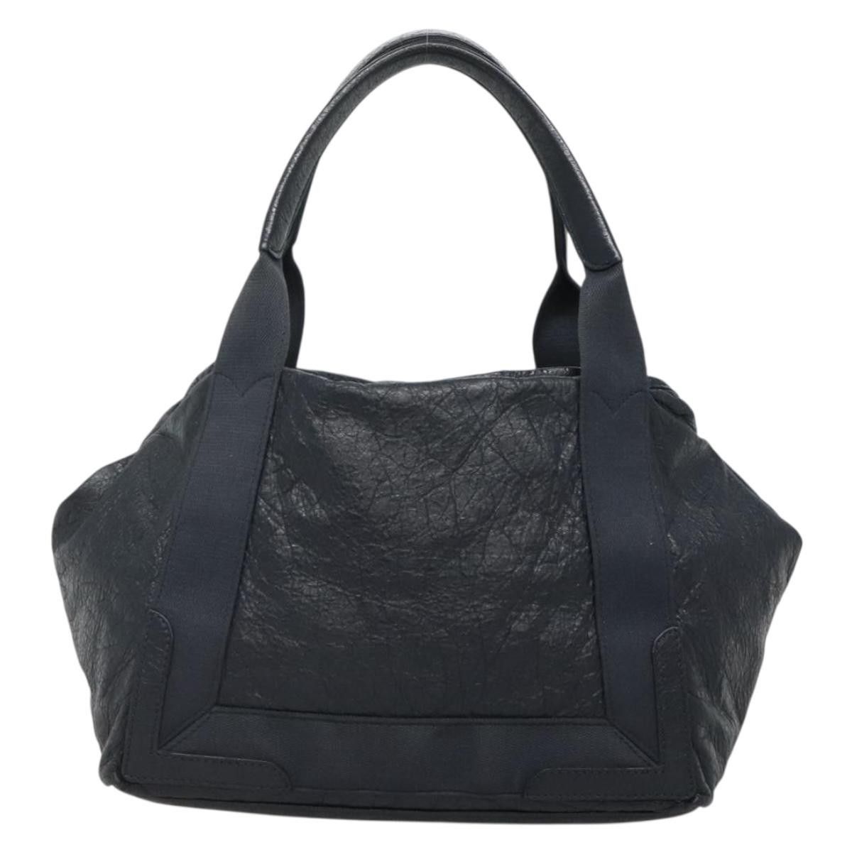 Balenciaga Balenciaga Navy Cabas Leather Size ONE SIZE - 2 Thumbnail