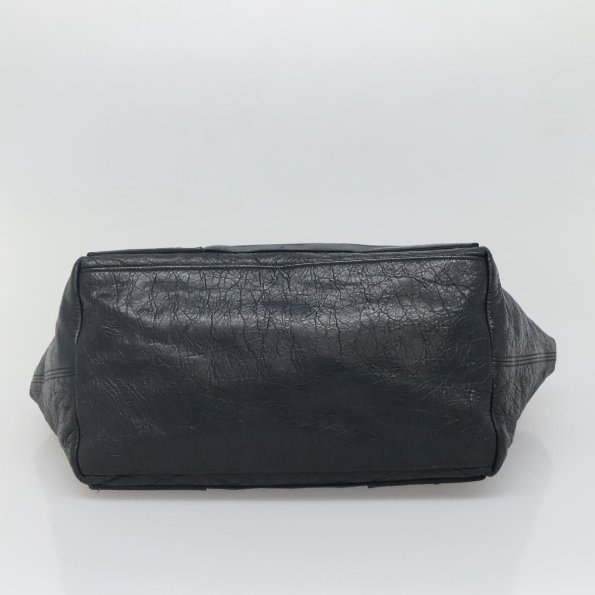 Balenciaga Balenciaga Navy Cabas Leather Size ONE SIZE - 14 Thumbnail