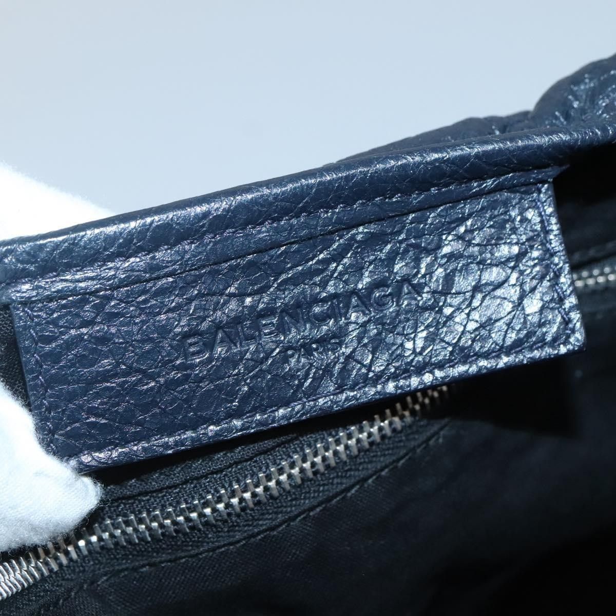Balenciaga Balenciaga Navy Cabas Leather Size ONE SIZE - 6 Thumbnail