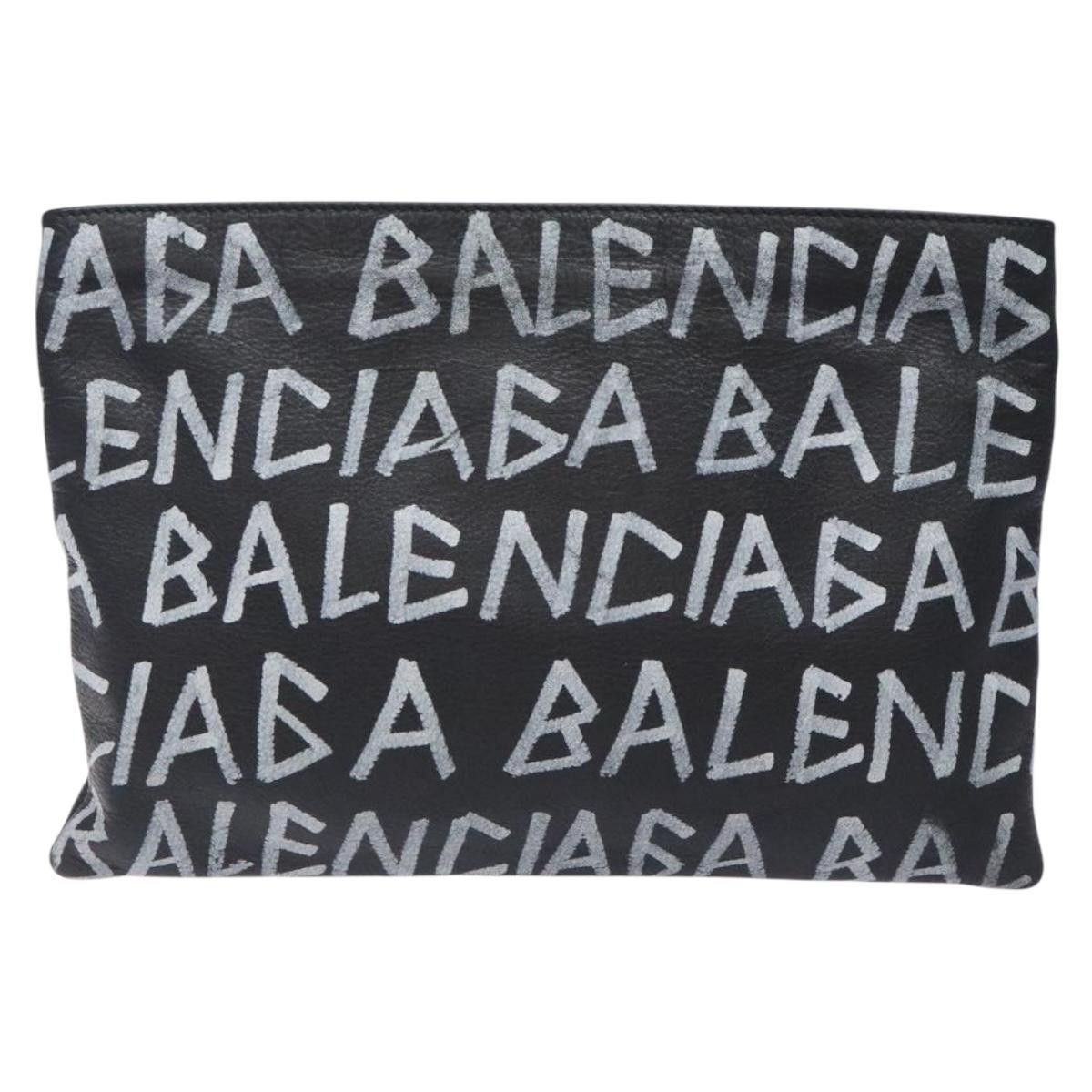 Balenciaga Balenciaga Graffiti Pouch Leather Size ONE SIZE - 2 Thumbnail