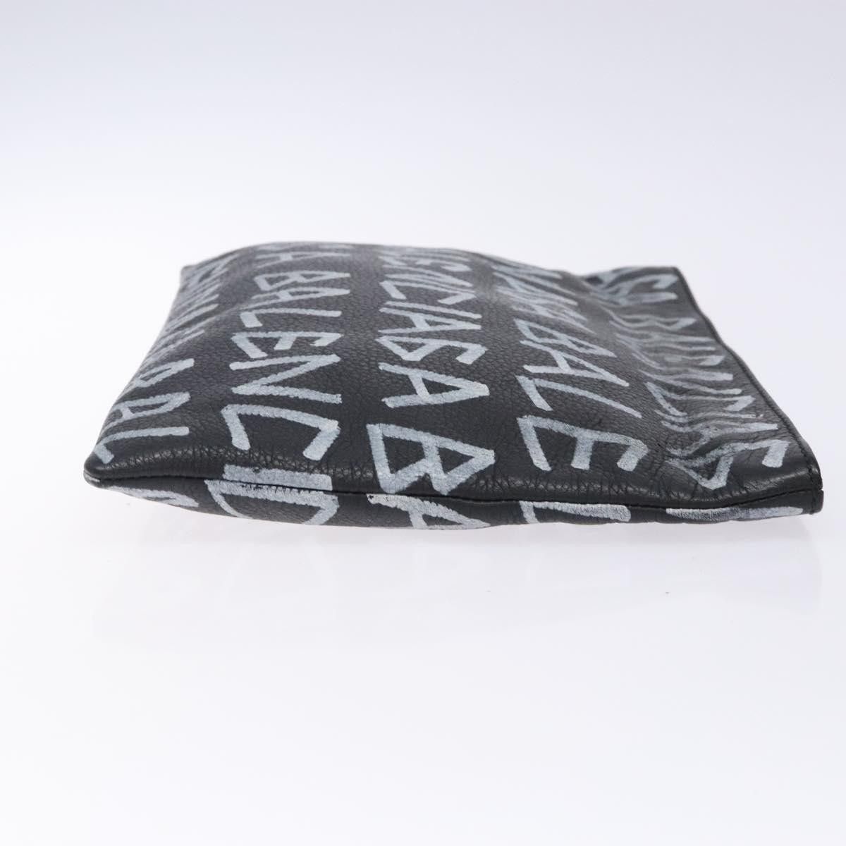 Balenciaga Balenciaga Graffiti Pouch Leather Size ONE SIZE - 3 Thumbnail