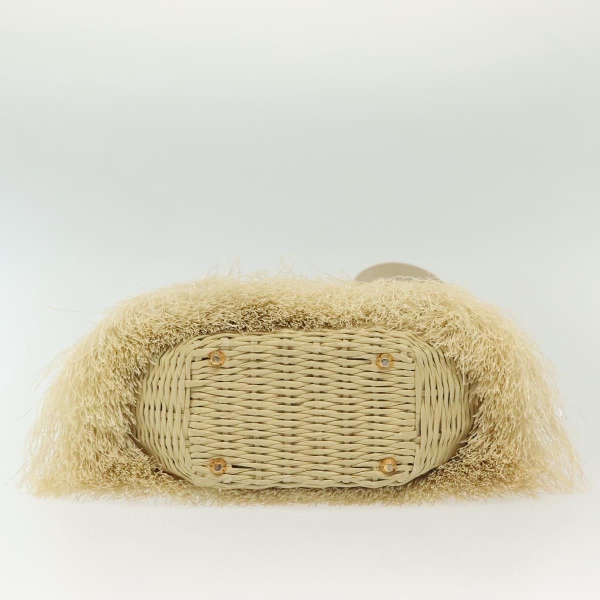 Prada Prada Fringe Wicker Tote Woven Straw Size ONE SIZE - 17 Thumbnail