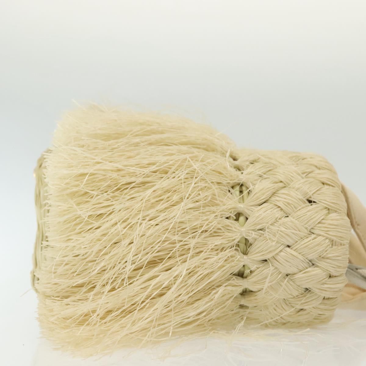Prada Prada Fringe Wicker Tote Woven Straw Size ONE SIZE - 3 Thumbnail