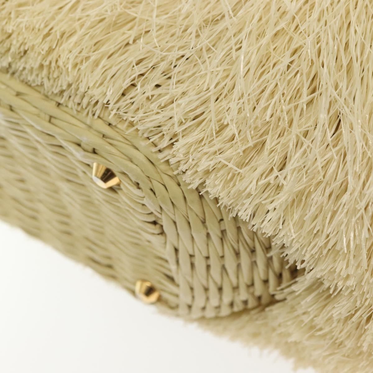 Prada Prada Fringe Wicker Tote Woven Straw Size ONE SIZE - 13 Thumbnail