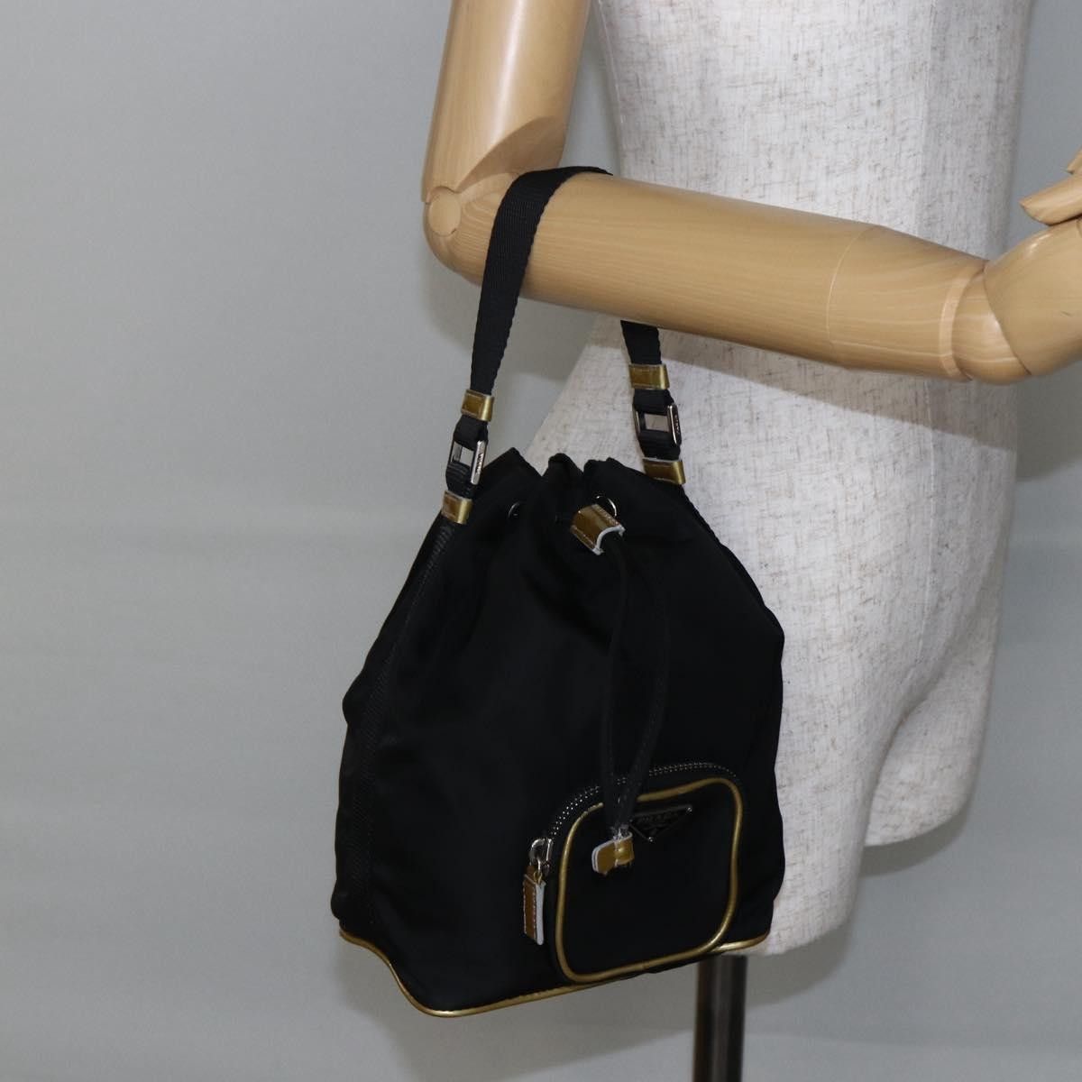 Prada Prada Duet Drawstring Bucket Bag Tessuto Size ONE SIZE - 16 Thumbnail