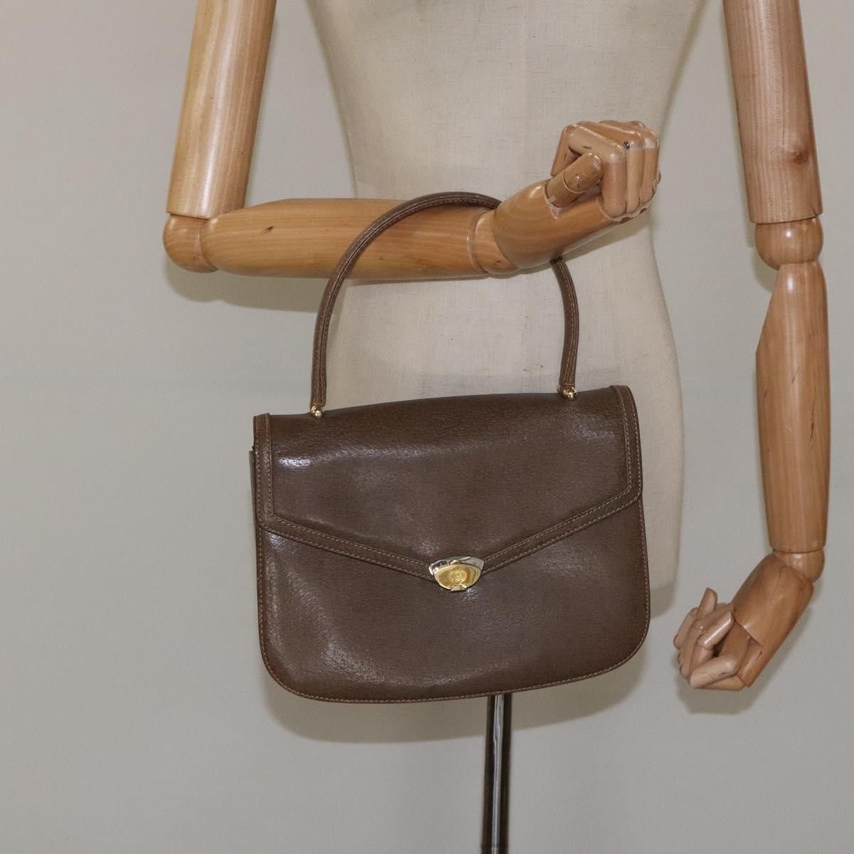 Gucci Gucci Vintage Handbag Leather Size ONE SIZE - 14 Thumbnail