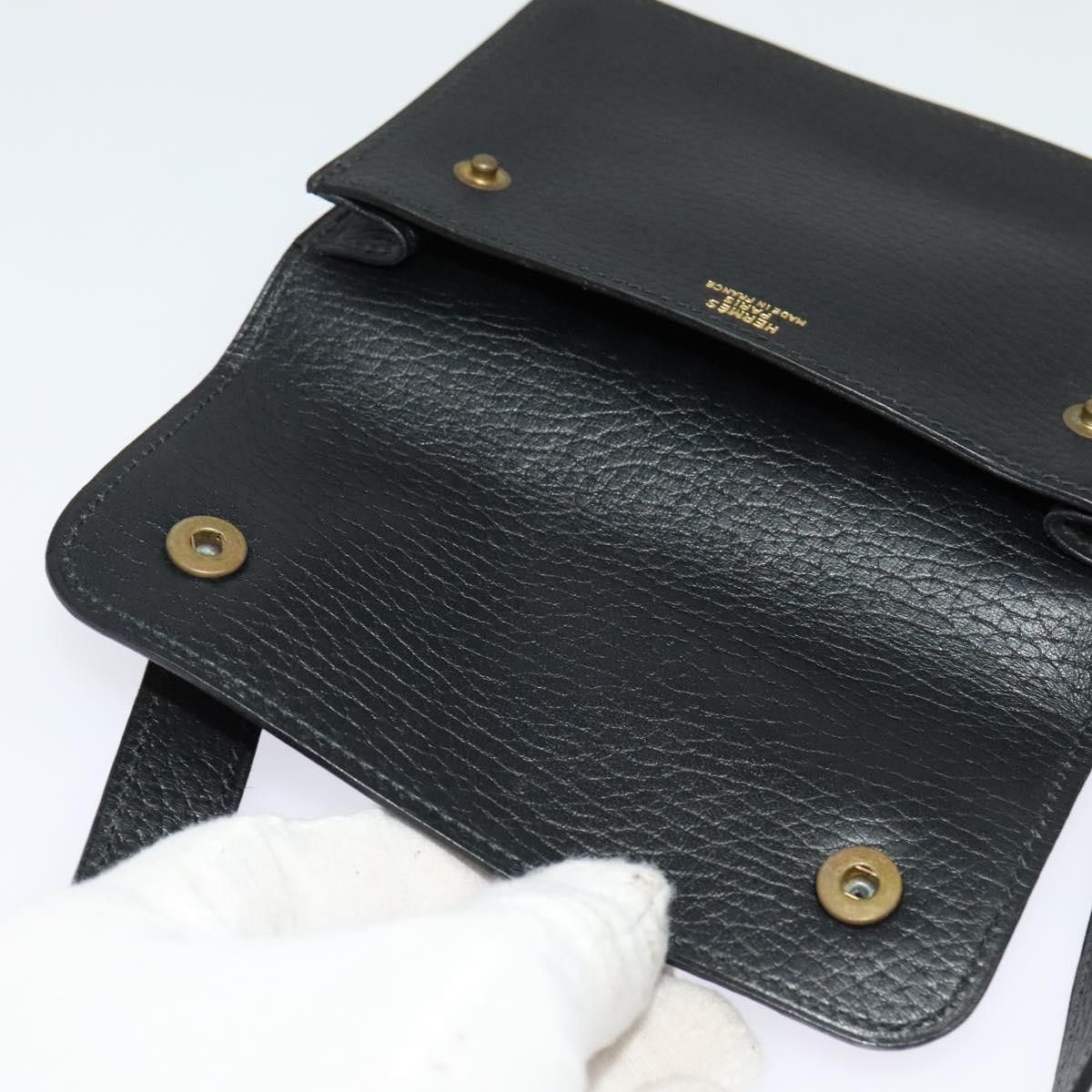 Hermes Hermes Pochette Green Waist Bag Leather Size ONE SIZE - 17 Thumbnail
