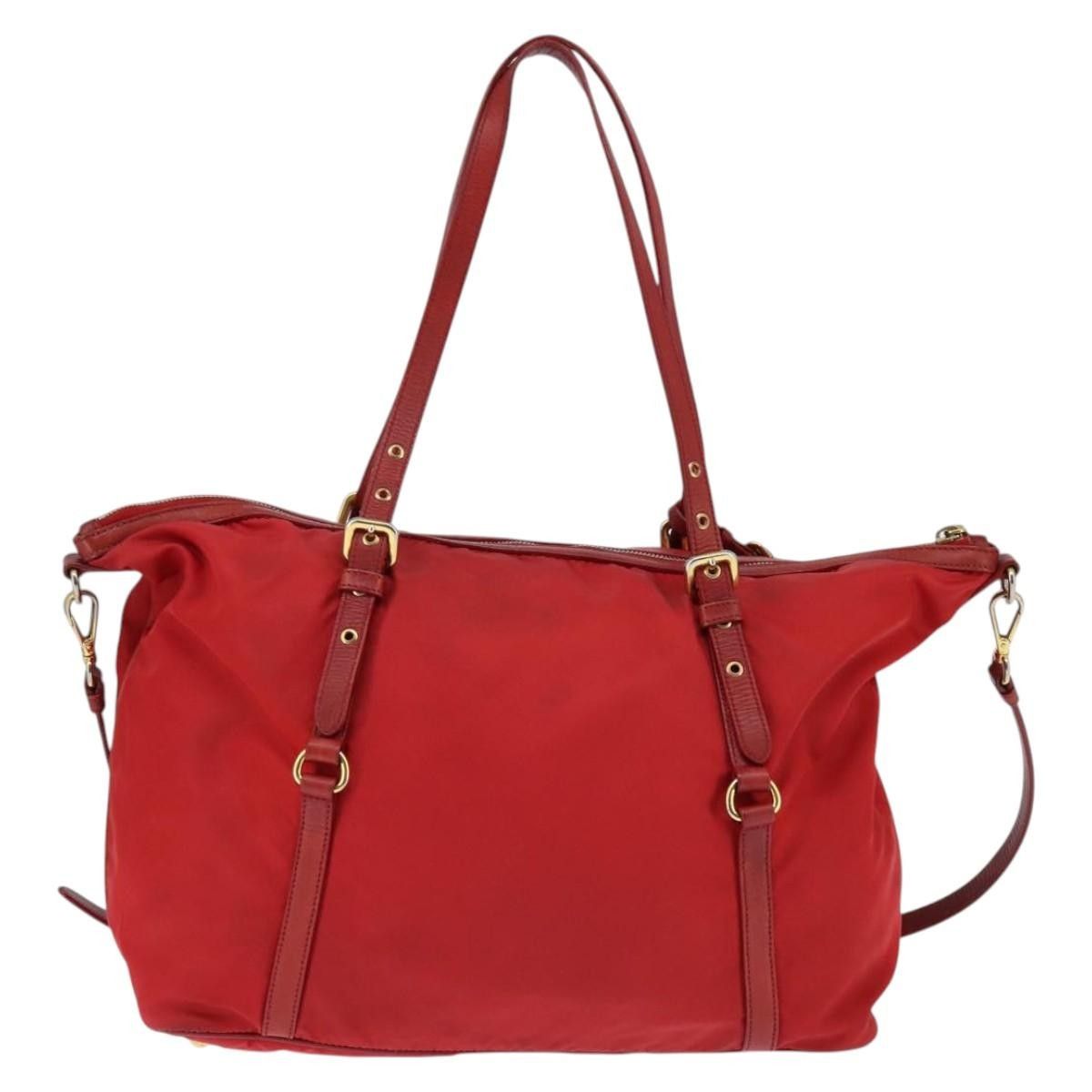Prada Prada Convertible Logo Tote Tessuto Size ONE SIZE - 2 Thumbnail