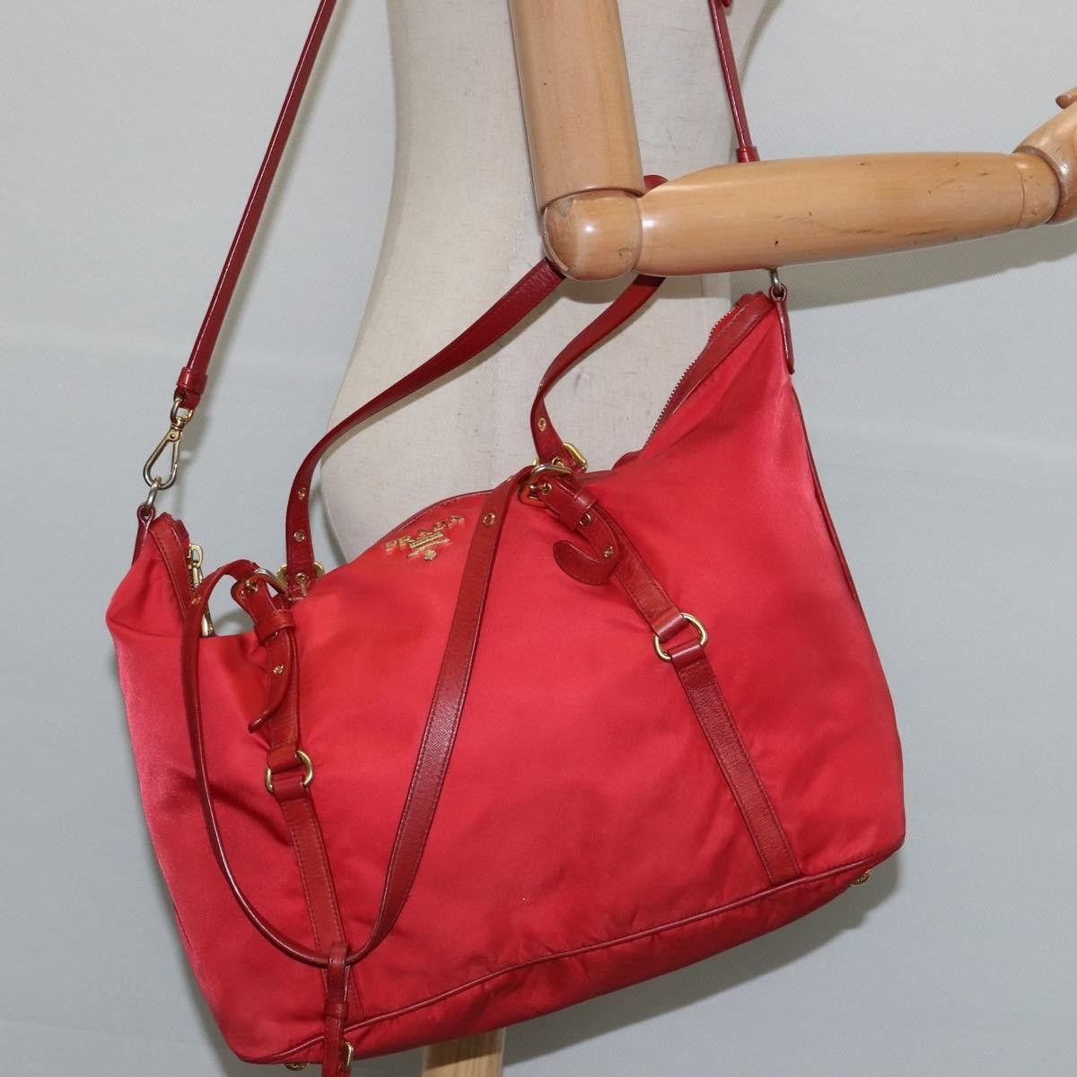 Prada Prada Convertible Logo Tote Tessuto Size ONE SIZE - 15 Thumbnail