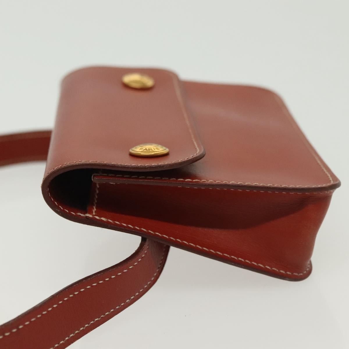 Hermes Hermes Pochette Green Waist Bag Leather Size ONE SIZE - 4 Thumbnail