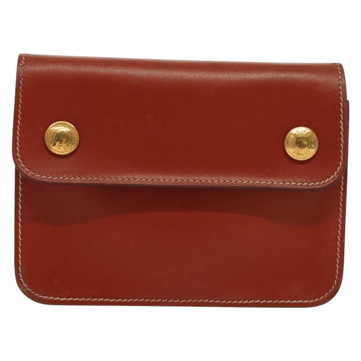Hermes Hermes Pochette Green Waist Bag Leather Size ONE SIZE - 19 Thumbnail