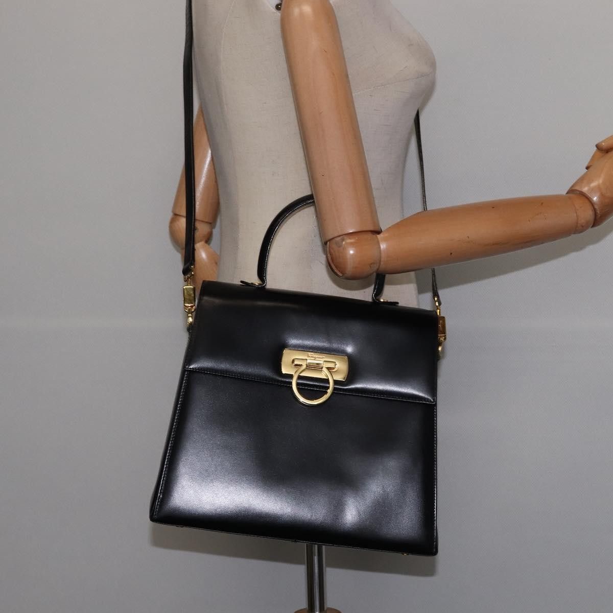 Salvatore Ferragamo Salvatore Ferragamo Gancini Convertible Top Handle Bag Leather Size ONE SIZE - 13 Thumbnail