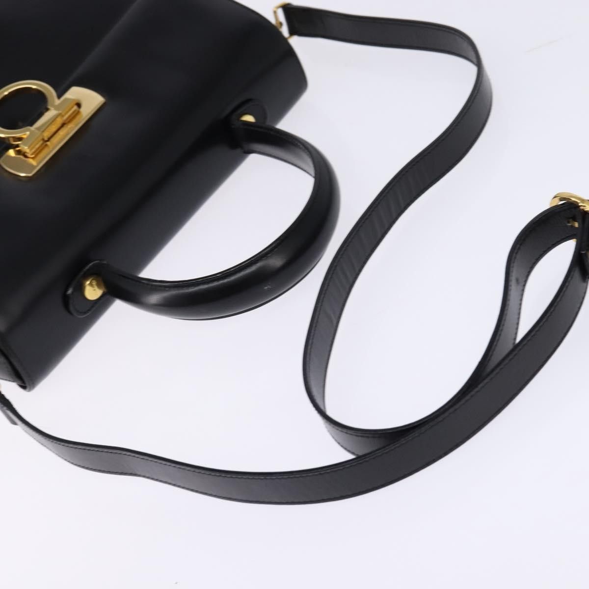 Salvatore Ferragamo Salvatore Ferragamo Gancini Convertible Top Handle Bag Leather Size ONE SIZE - 7 Thumbnail