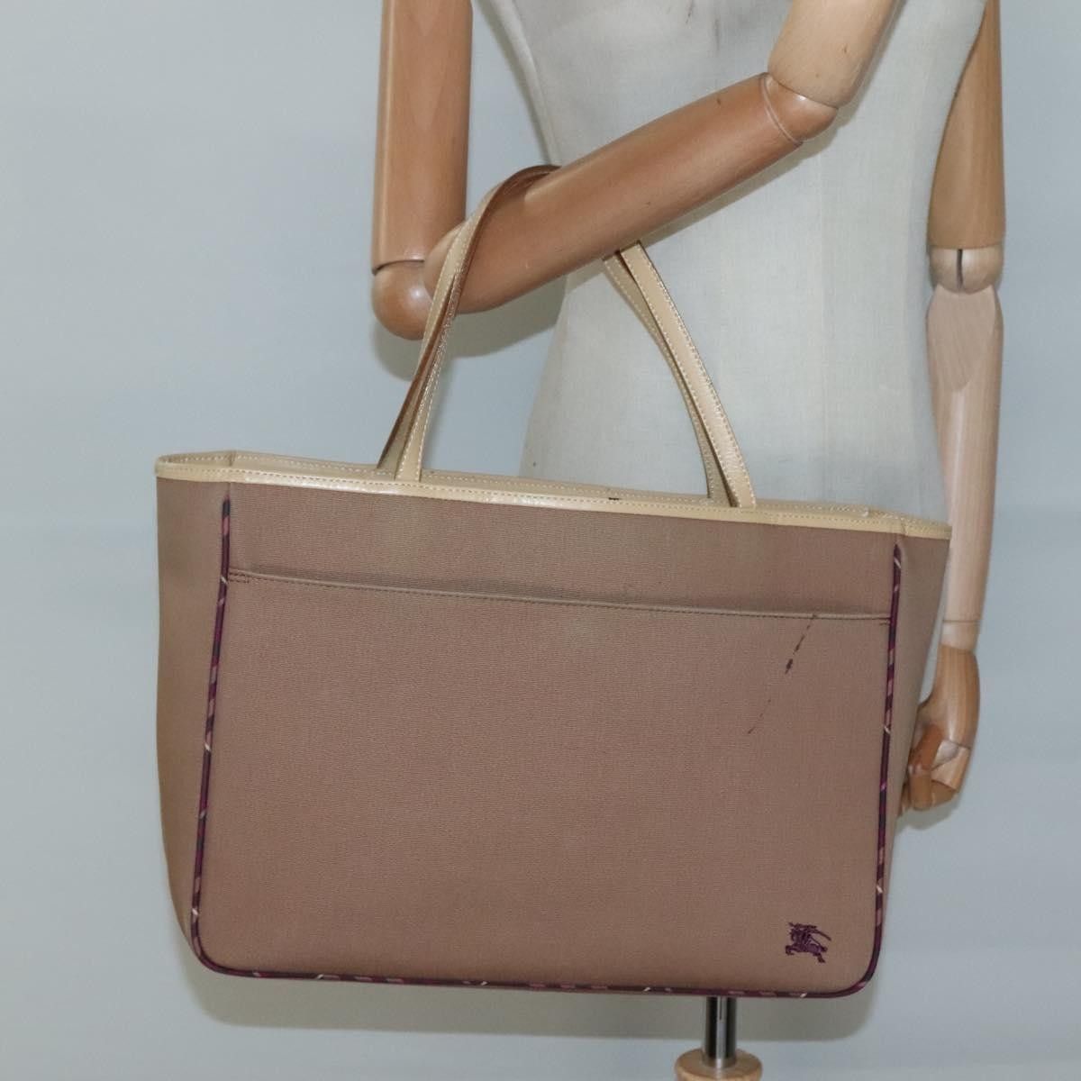 Burberry Burberry Nova Check Tote Leather Size ONE SIZE - 20 Thumbnail