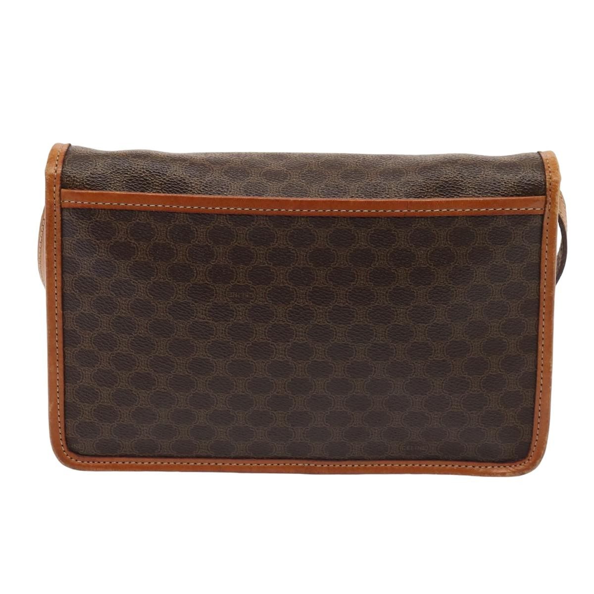 Celine Celine Vintage Macadam Circle Logo Shoulder Bag Canvas and Leather Size ONE SIZE - 2 Thumbnail