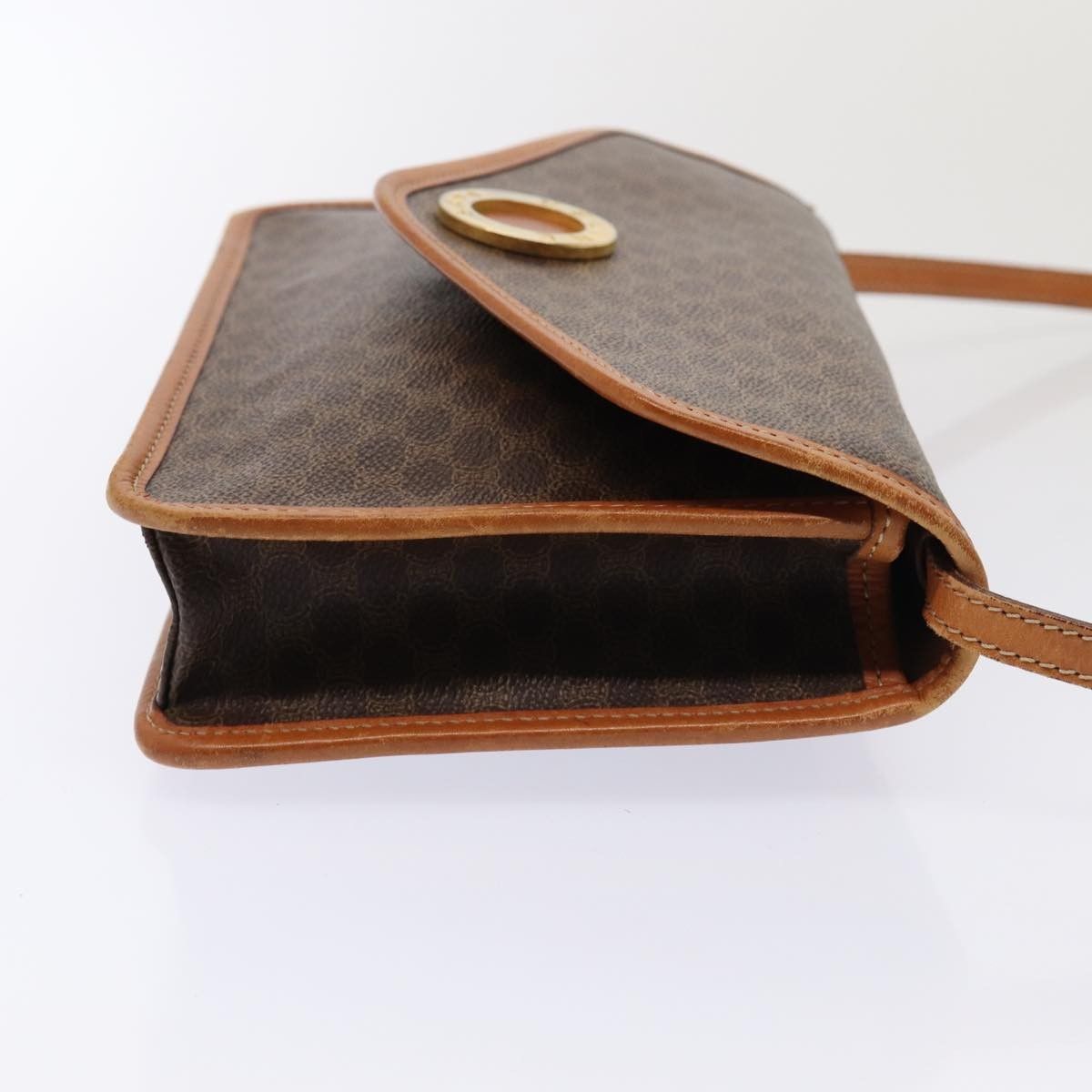 Celine Celine Vintage Macadam Circle Logo Shoulder Bag Canvas and Leather Size ONE SIZE - 3 Thumbnail