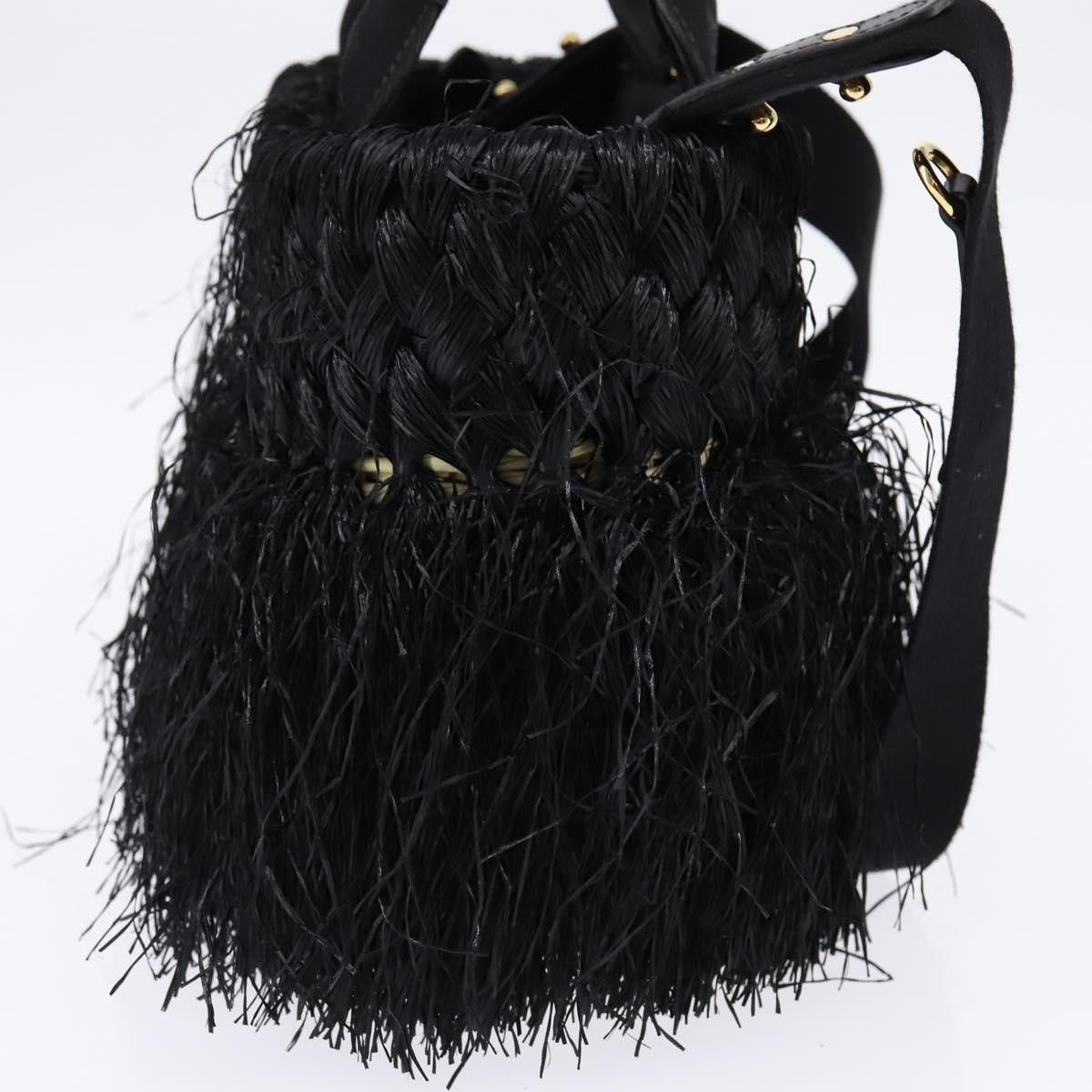 Prada Prada Fringe Wicker Tote Woven Straw Size ONE SIZE - 3 Thumbnail