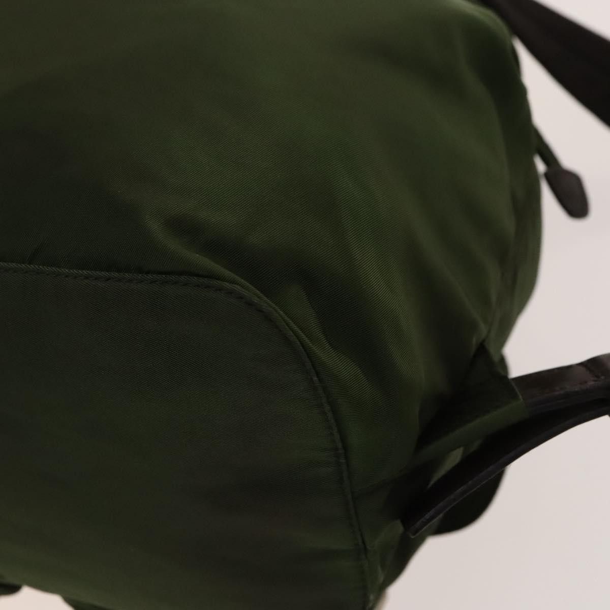 Prada Prada Vela Double Front Pocket Backpack Tessuto with Saffiano Leather Size ONE SIZE - 11 Thumbnail