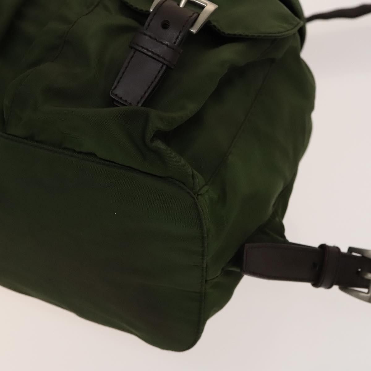 Prada Prada Vela Double Front Pocket Backpack Tessuto with Saffiano Leather Size ONE SIZE - 9 Thumbnail