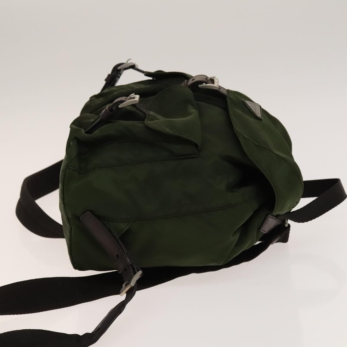 Prada Prada Vela Double Front Pocket Backpack Tessuto with Saffiano Leather Size ONE SIZE - 3 Thumbnail