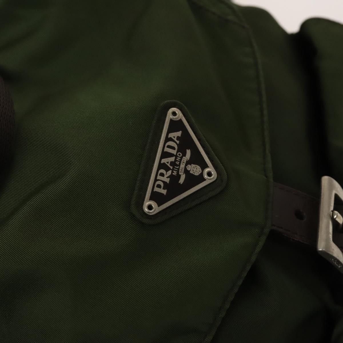 Prada Prada Vela Double Front Pocket Backpack Tessuto with Saffiano Leather Size ONE SIZE - 22 Thumbnail