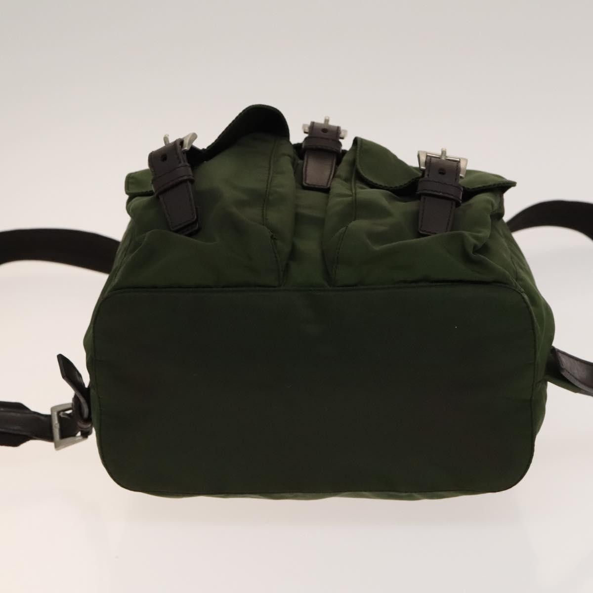 Prada Prada Vela Double Front Pocket Backpack Tessuto with Saffiano Leather Size ONE SIZE - 16 Thumbnail