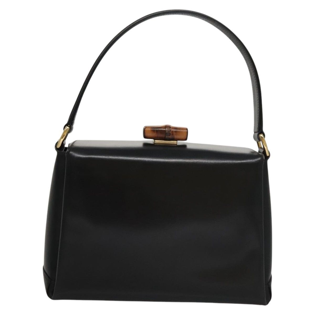 Gucci Gucci Vintage Convertible Bamboo Box Crossbody Bag Leather Size ONE SIZE - 2 Thumbnail