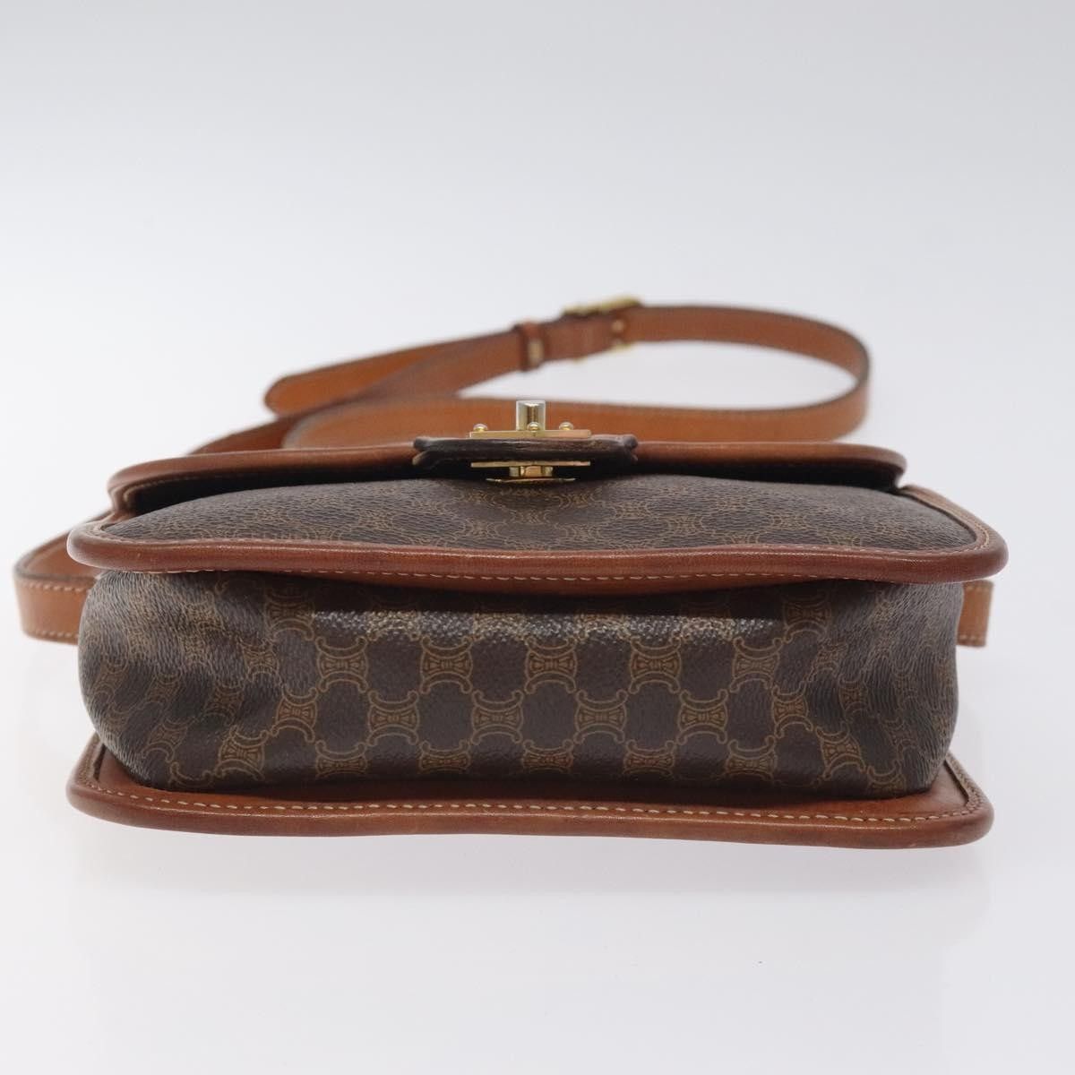 Celine Celine Vintage Macadam Shoulder Bag Canvas and Leather Size ONE SIZE - 17 Thumbnail
