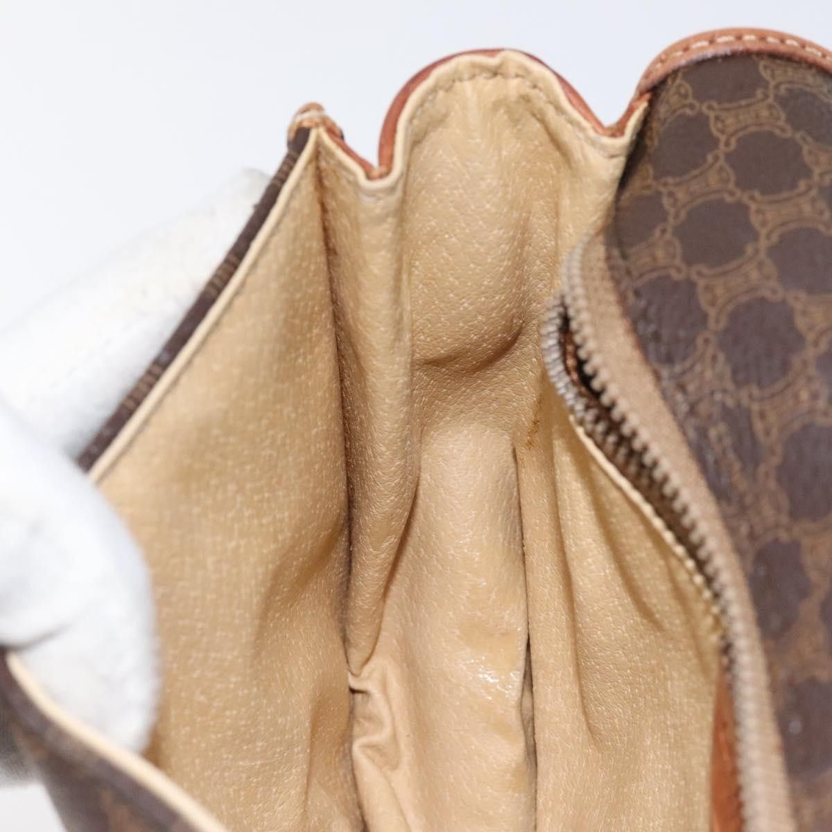 Celine Celine Vintage Macadam Shoulder Bag Canvas and Leather Size ONE SIZE - 23 Thumbnail