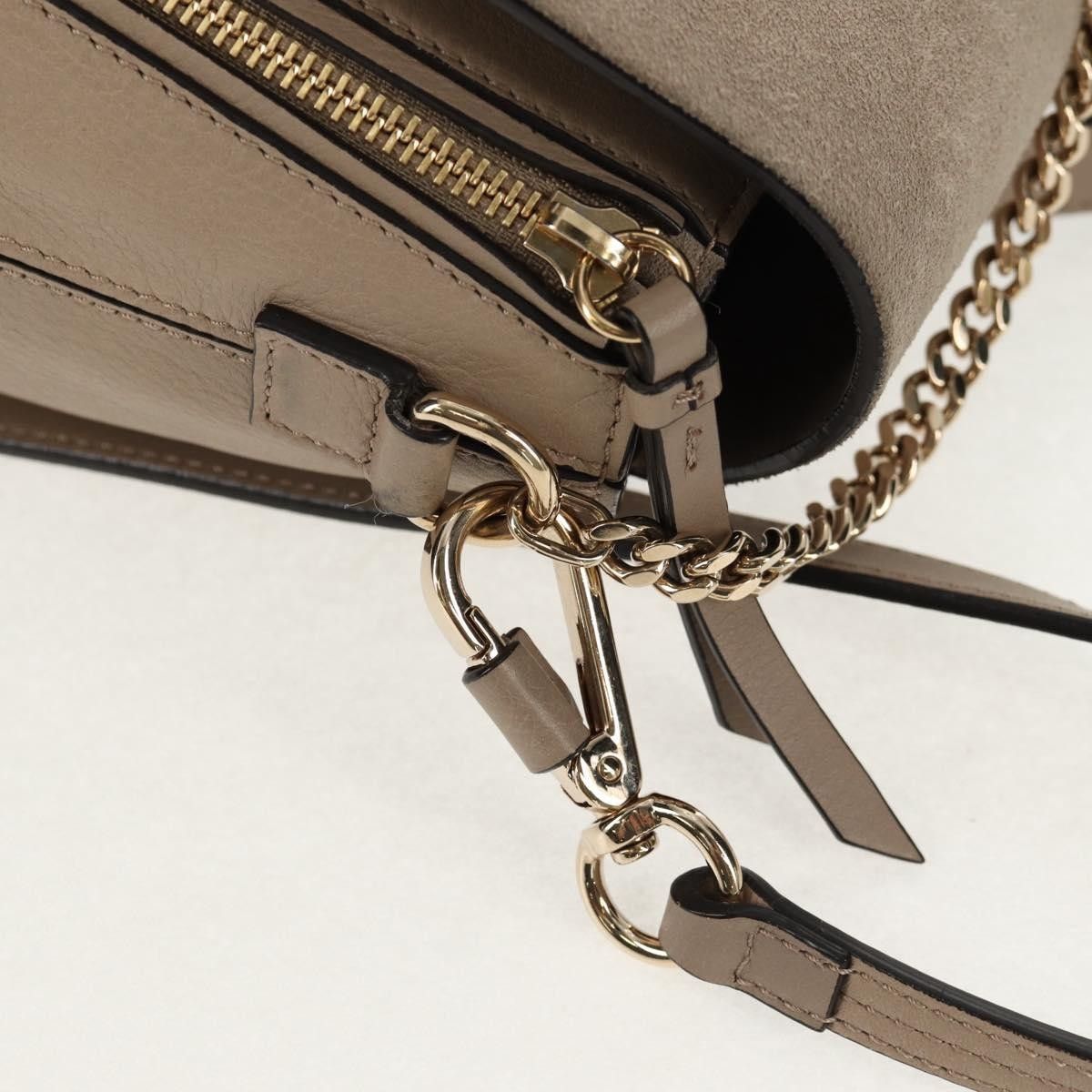 Chloe Chloe Faye Backpack Leather and Suede Size ONE SIZE - 24 Thumbnail