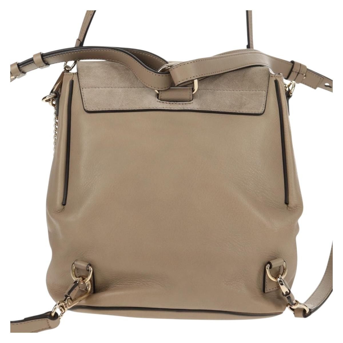 Chloe Chloe Faye Backpack Leather and Suede Size ONE SIZE - 2 Thumbnail
