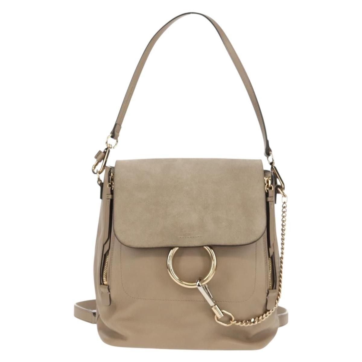 Chloe Chloe Faye Backpack Leather and Suede Size ONE SIZE - 17 Thumbnail