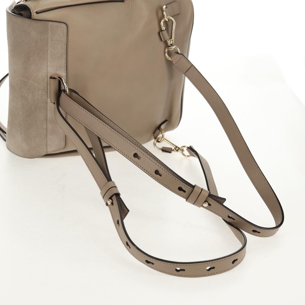 Chloe Chloe Faye Backpack Leather and Suede Size ONE SIZE - 7 Thumbnail