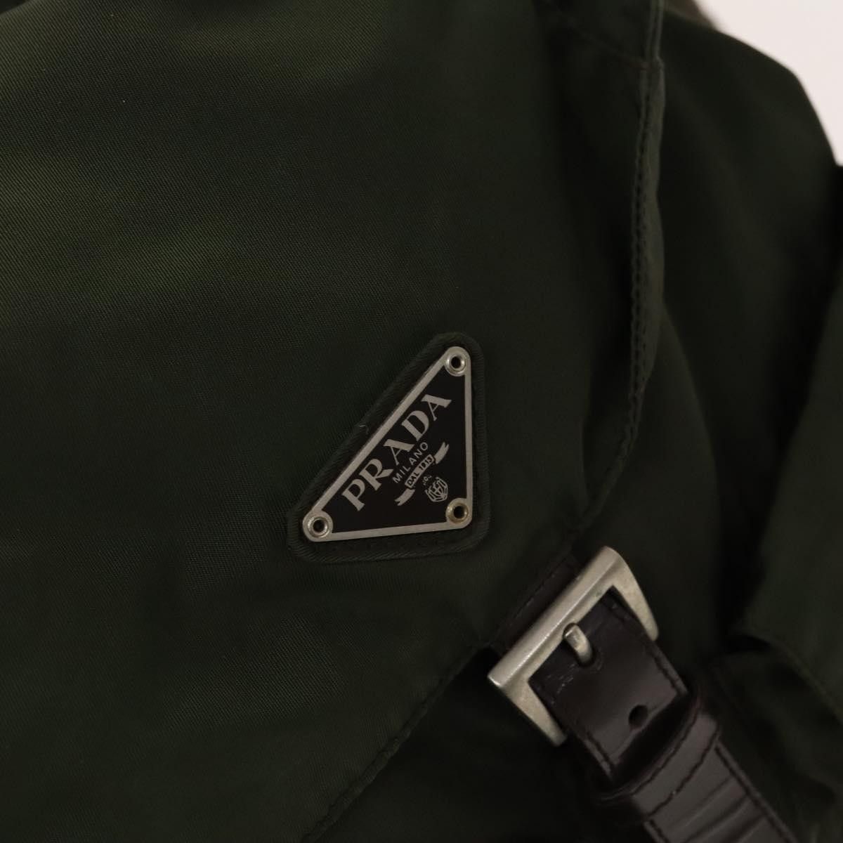 Prada Prada Vela Double Front Pocket Backpack Tessuto with Saffiano Leather Size ONE SIZE - 22 Thumbnail