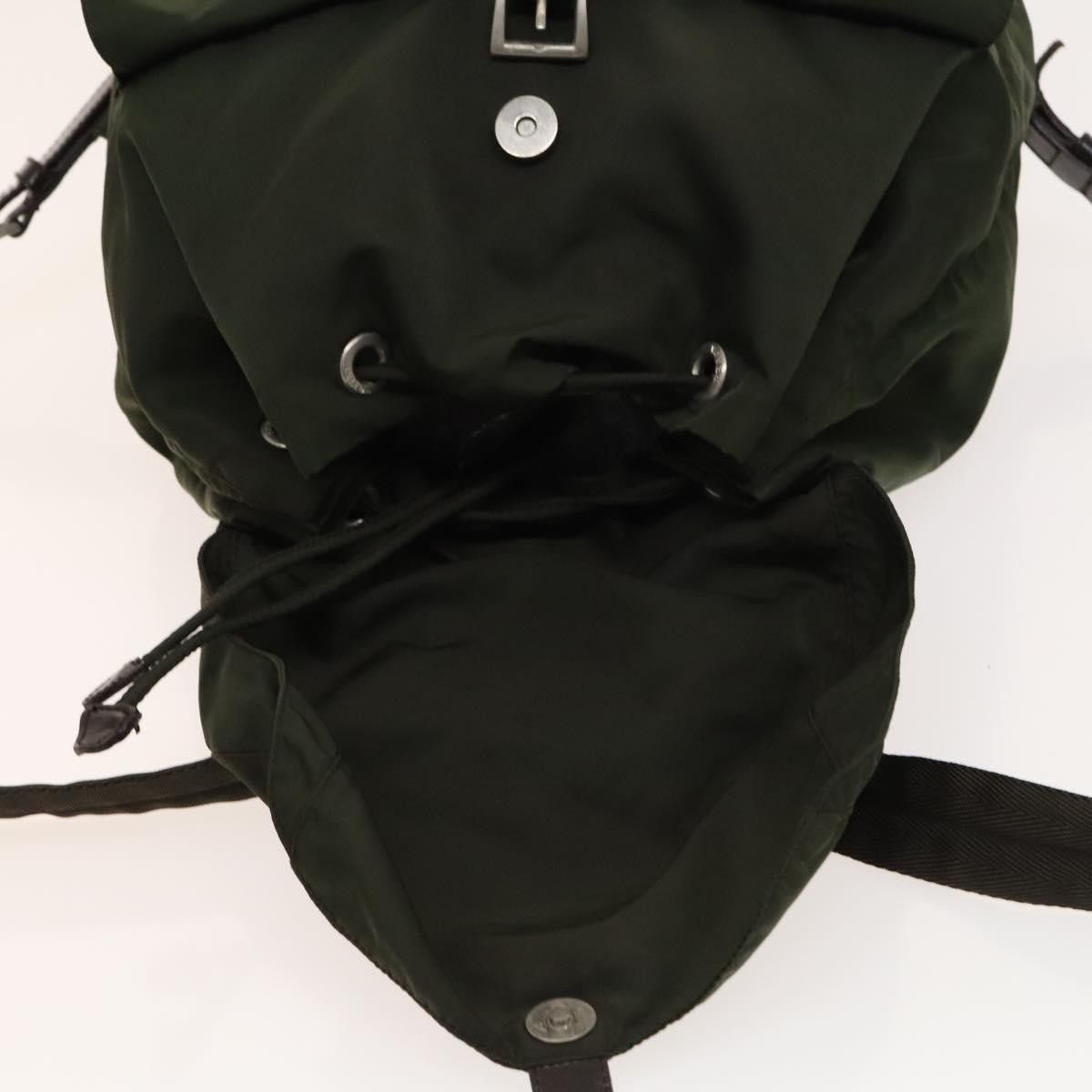 Prada Prada Vela Double Front Pocket Backpack Tessuto with Saffiano Leather Size ONE SIZE - 15 Thumbnail