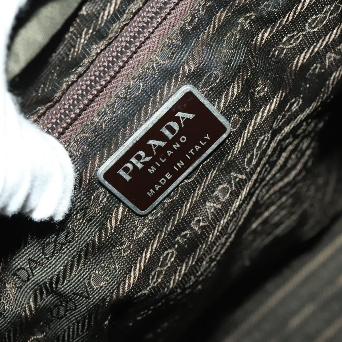Prada Prada Vela Double Front Pocket Backpack Tessuto with Saffiano Leather Size ONE SIZE - 6 Thumbnail