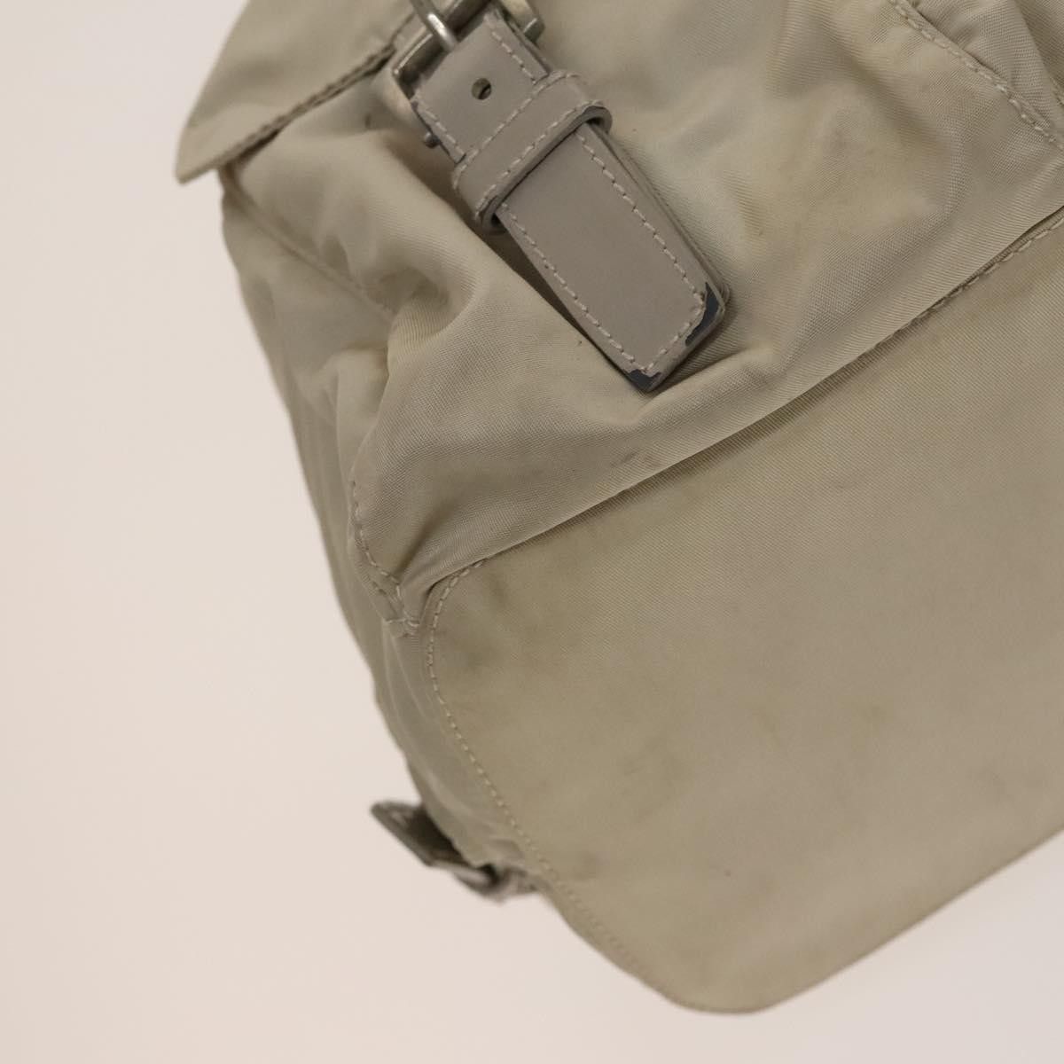 Prada Prada Vela Double Front Pocket Backpack Tessuto with Saffiano Leather Size ONE SIZE - 12 Thumbnail